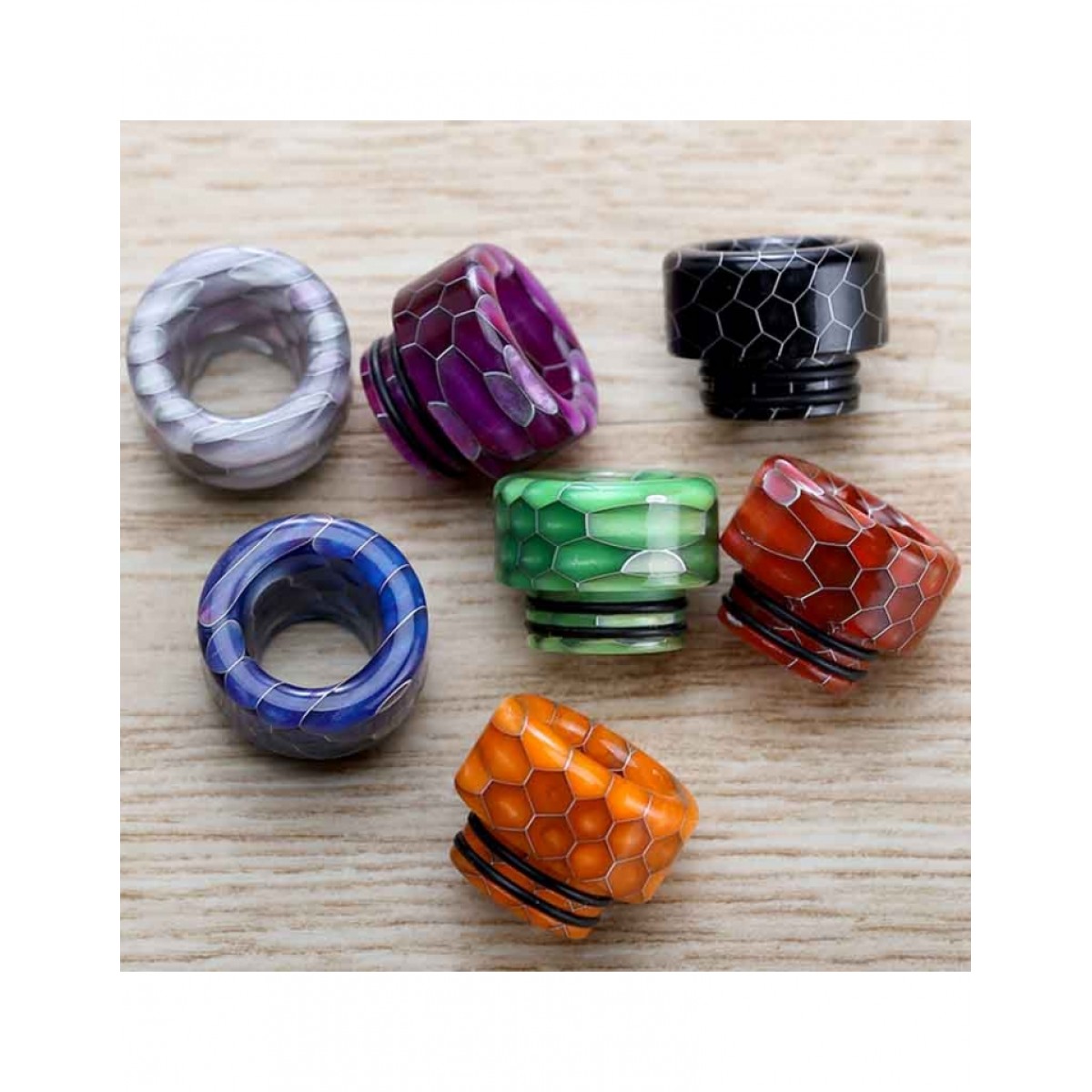 ATM 810 Drip Tip SL213 Snake Pattern